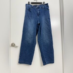 Universal Standard Elastic Waist Weekend Jeans - True Blue - Size 12